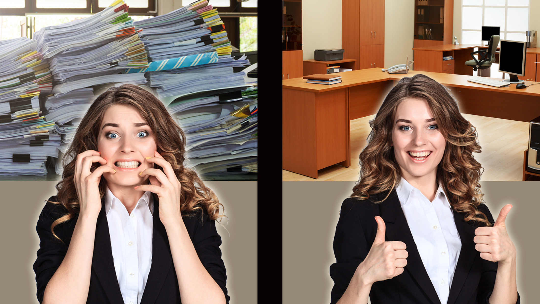 Self storage units are ideal for businesses needing to clear office clutter, store vital paper, electronics, office furniture etc.